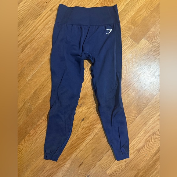 Gymshark Vital Seamless Navy Blue Leggings - Picture 5 of 6